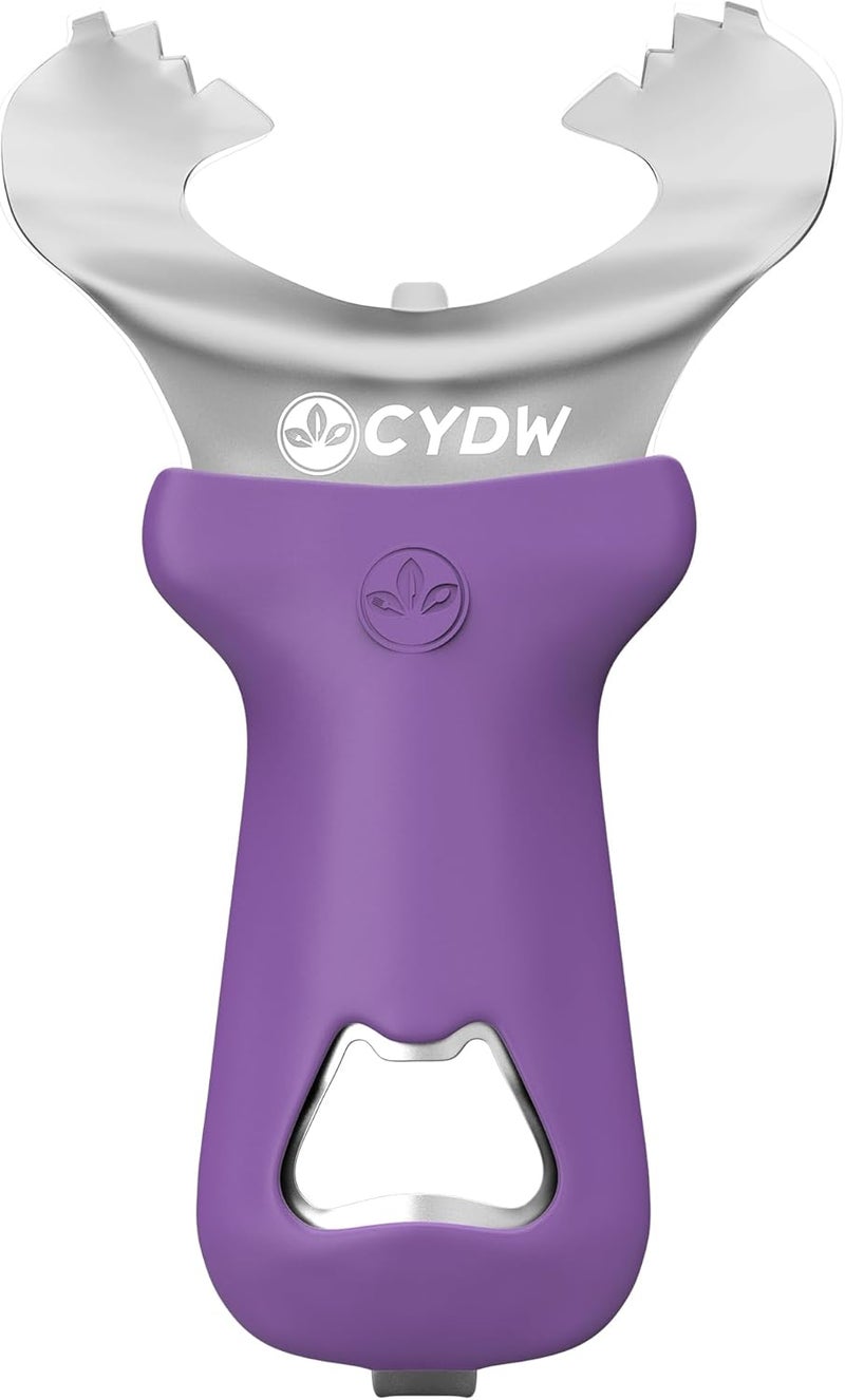 CYDW Mason Jar Opener Tool with No Lid Dents or Damage, Can Opener Manual Multi-Purpose, Easy Twist Manual Handheld Top Remover Utensil, Canning Supplies Tools and Bottle Opener, Made For Lifetime - Image 1